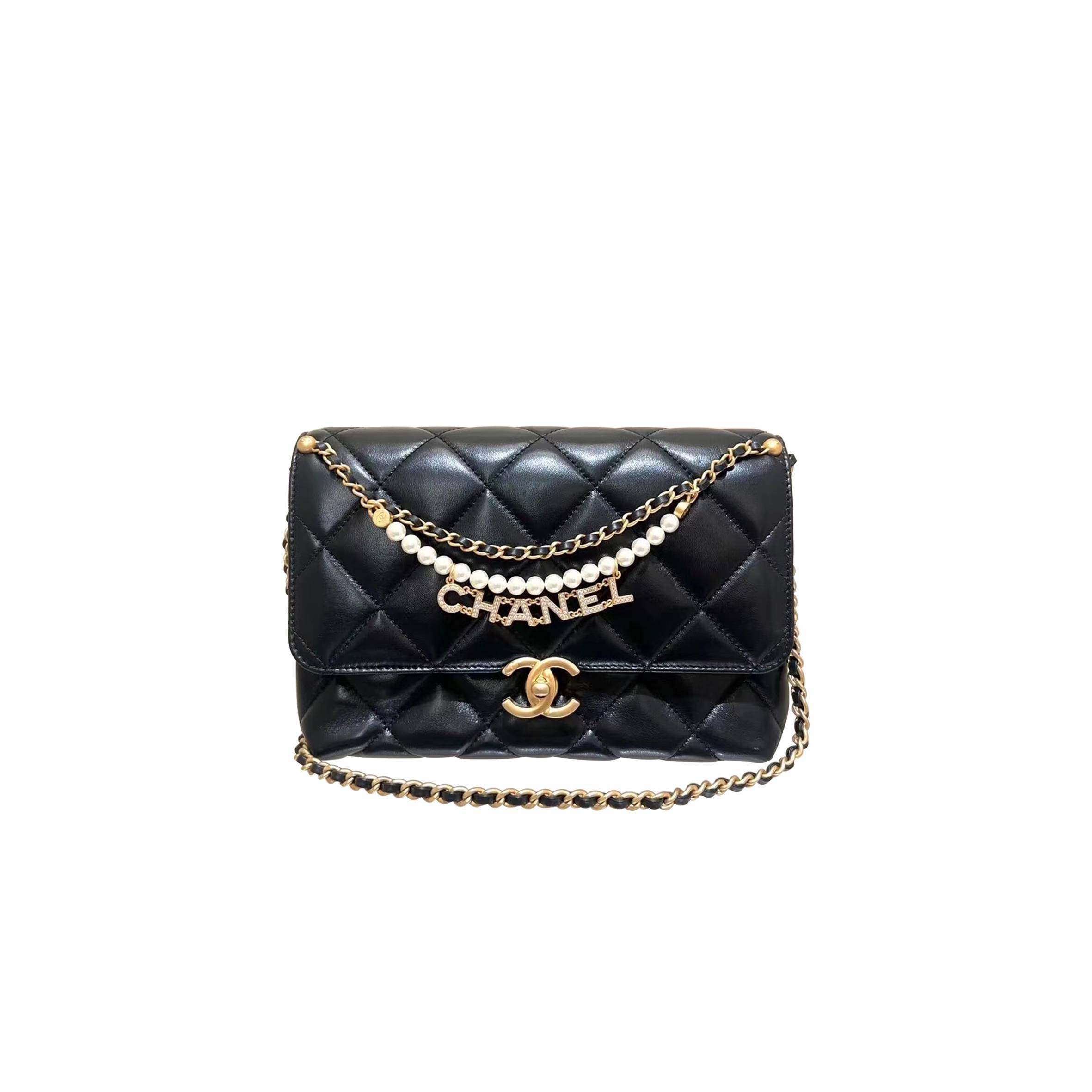 Ch*el 24a pearl square fatty as5011 (23*8.5*15cm)